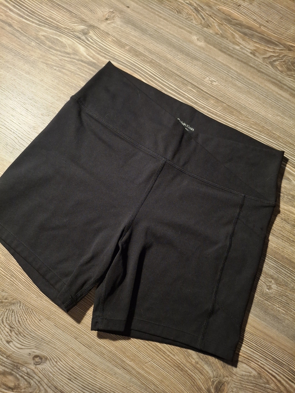 Calvin Klein Black High-Rise Bike Shorts